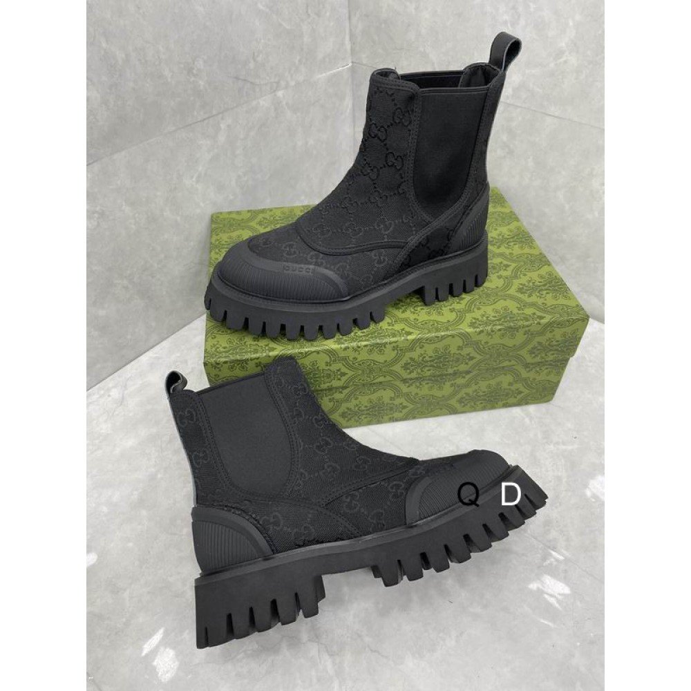 Gucci GG canvas boots Herren leather 35-42 Shoes