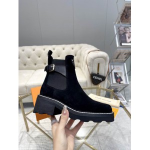 LV Beaubourg Ankle Boot suede leather 100% 35-42 