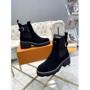 LV Beaubourg Ankle Boot suede leather 100% 35-42 