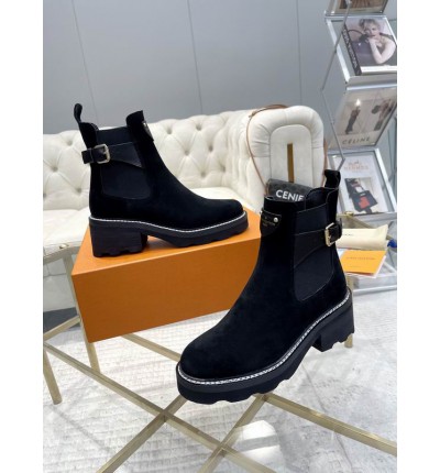 LV Beaubourg Ankle Boot suede leather 100% 35-42