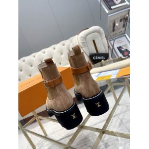 LV Beaubourg Ankle Boot suede leather 100% 35-42 