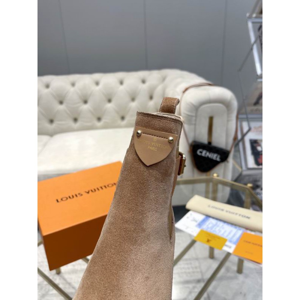 LV Beaubourg Ankle Boot suede leather 100% 35-42 