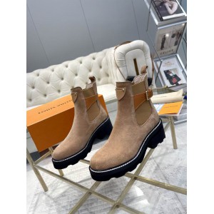 LV Beaubourg Ankle Boot suede leather 100% 35-42 