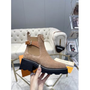 LV Beaubourg Ankle Boot suede leather 100% 35-42 