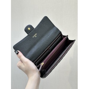 Chanel flap wallet leather 100% 19.5×10×3cm Accesories