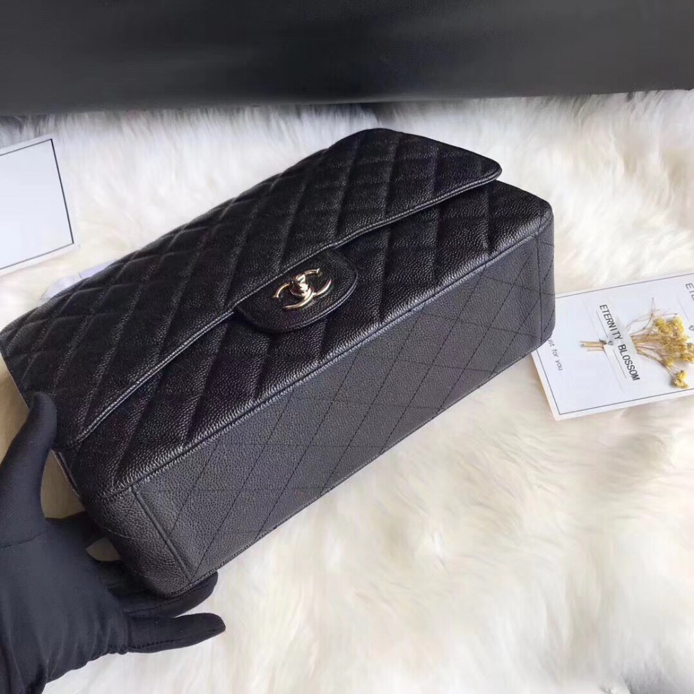 Chanel flap bag maxi 34 x 24 x 12 cm real leather 100% Bags