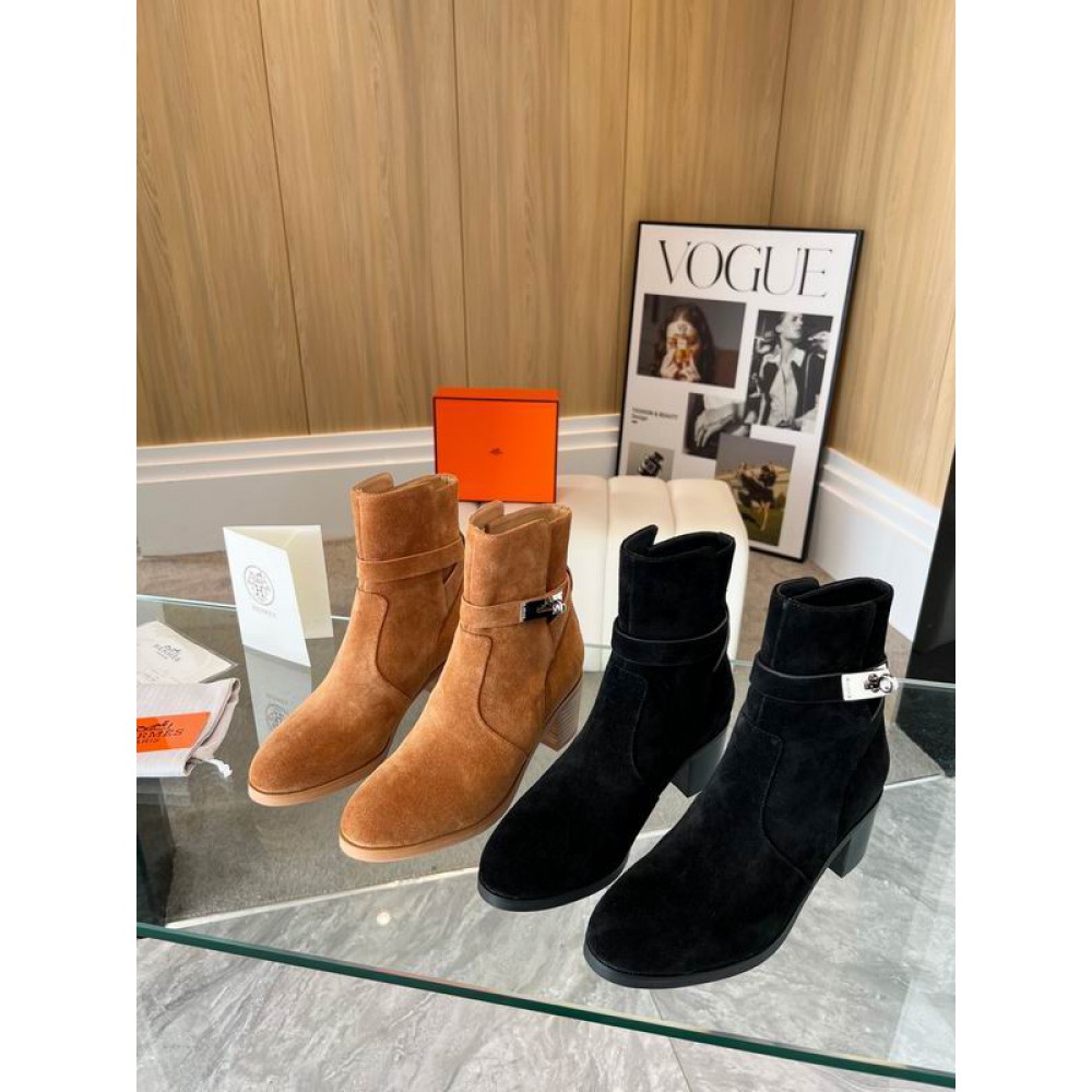 Hermes suede leather boots 35-42 Shoes