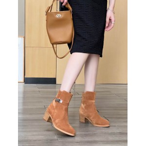 Hermes suede leather boots 35-42 Shoes