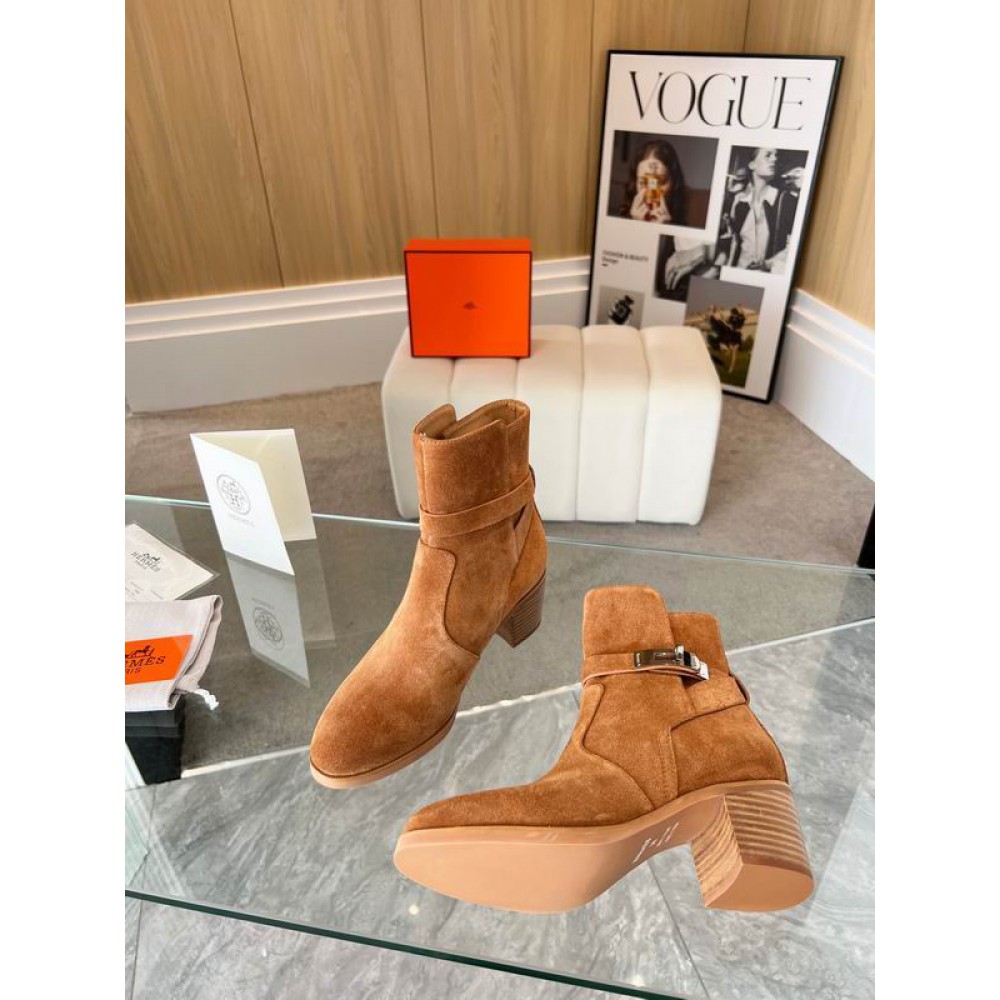 Hermes suede leather boots 35-42 Shoes