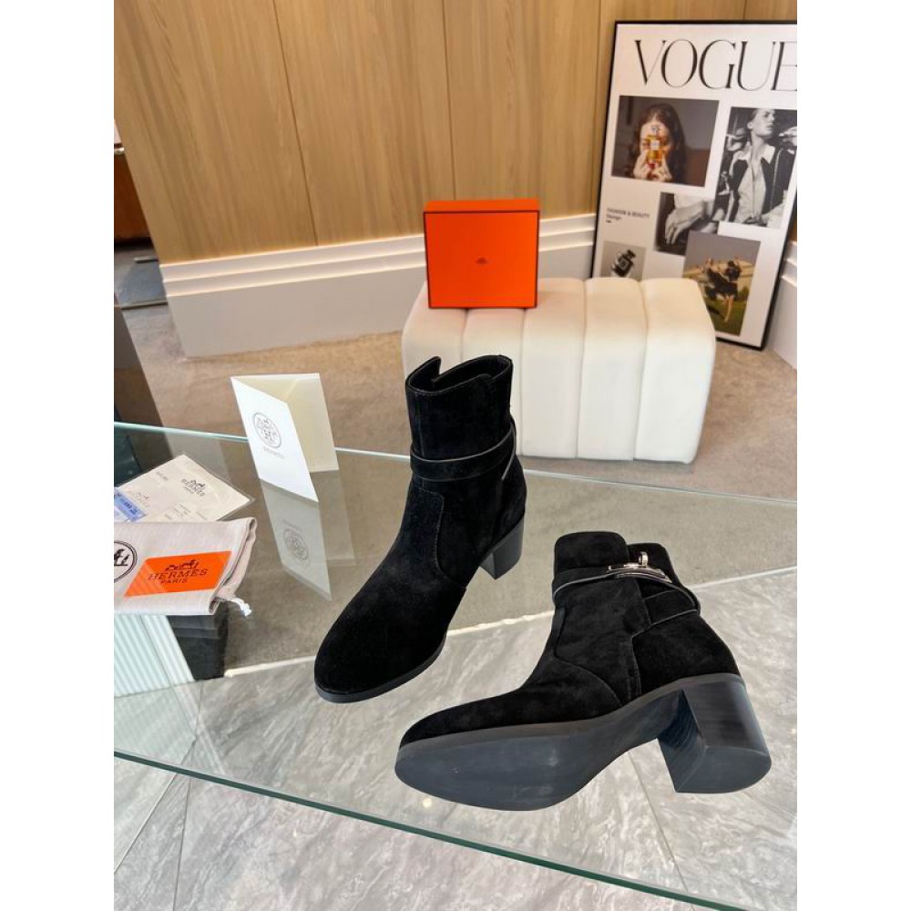 Hermes suede leather boots 35-42 Shoes