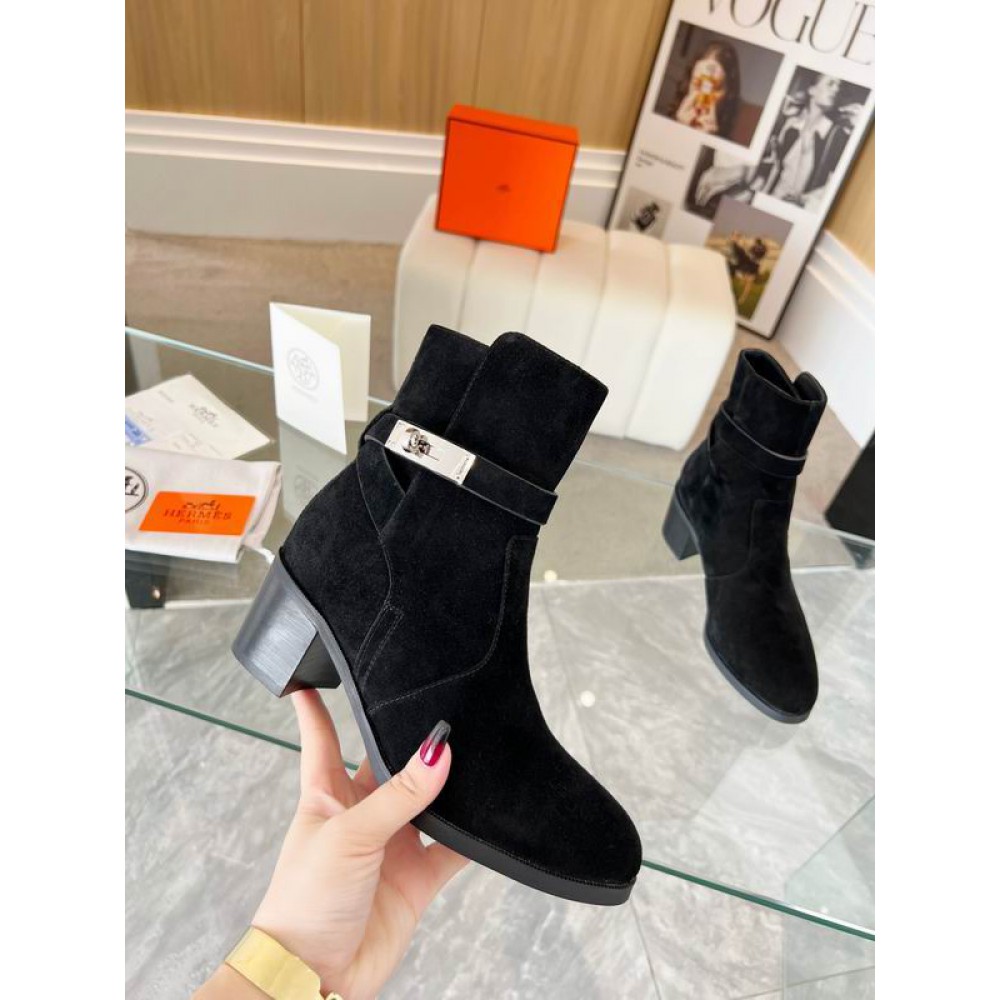 Hermes suede leather boots 35-42 Shoes