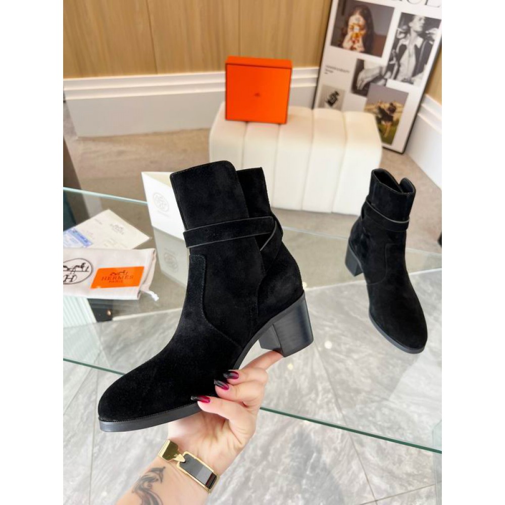 Hermes suede leather boots 35-42 Shoes