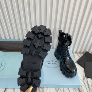 Prada monolith patent leather boots 35-45 Shoes