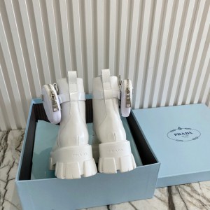 Prada monolith brushed leather boots 35-45 Shoes