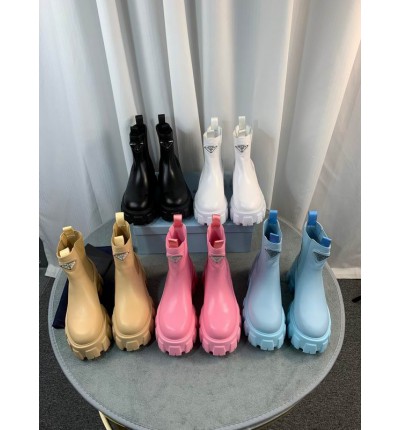 Prada monolith brushed leather boots 35-42