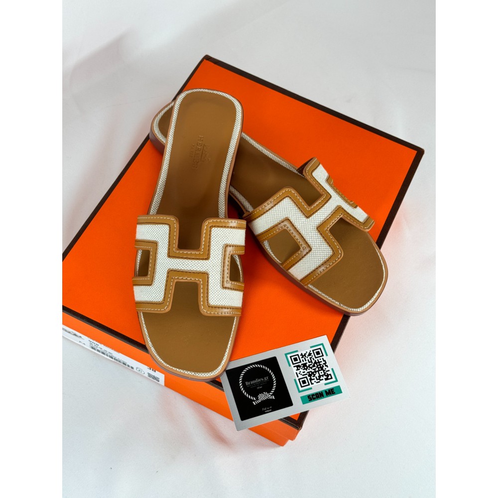 Hermes Oran slippers