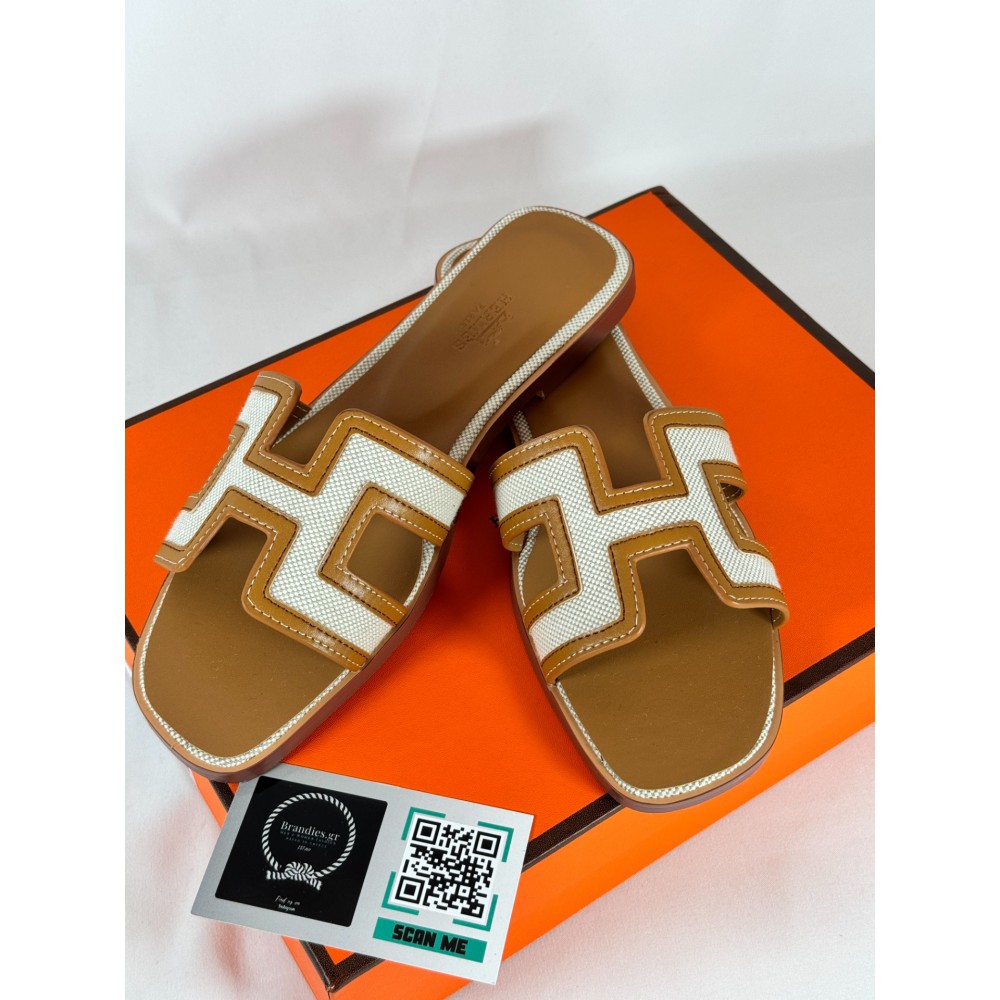 Hermes Oran slippers