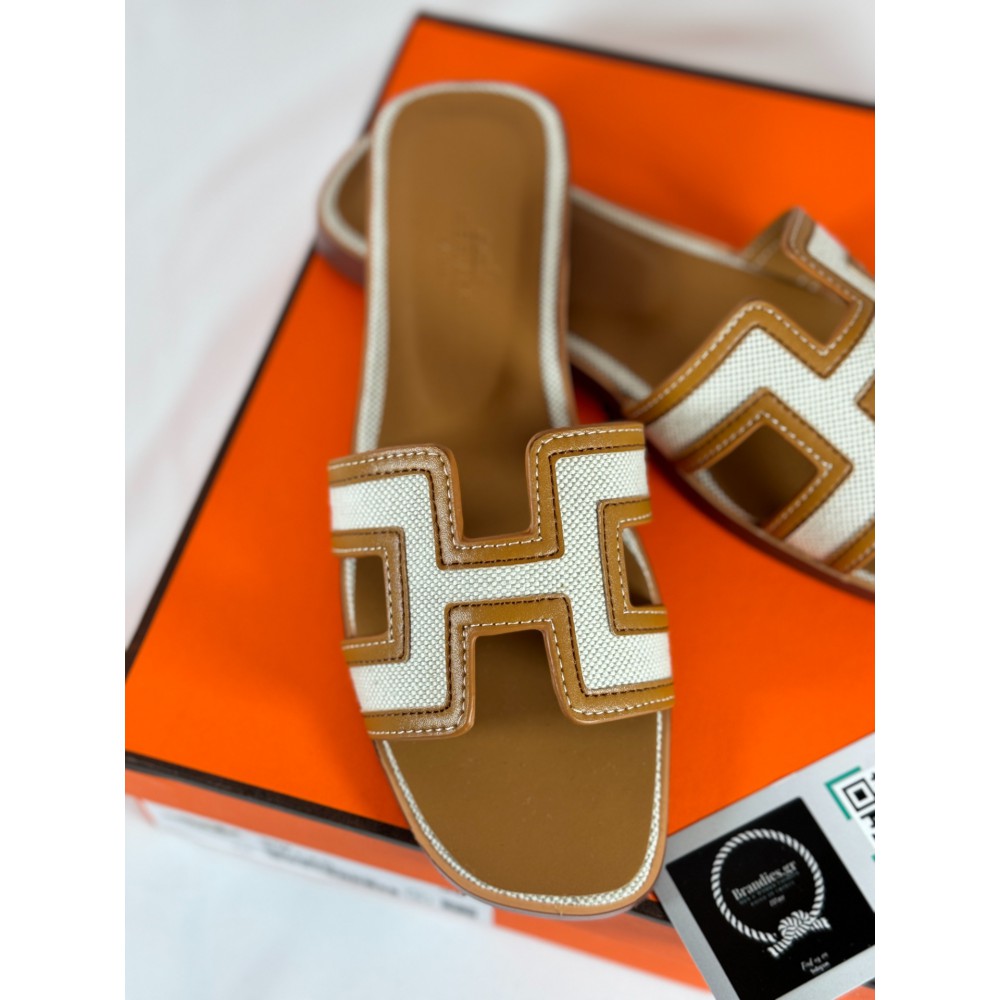Hermes Oran slippers