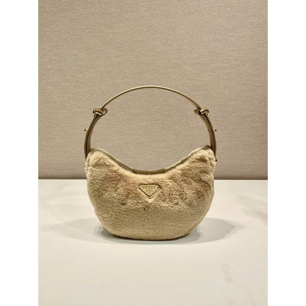 Prada arque small bag 22.5x18.5cm fur Bags