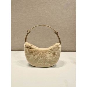 Prada arque small bag 22.5x18.5cm fur Bags