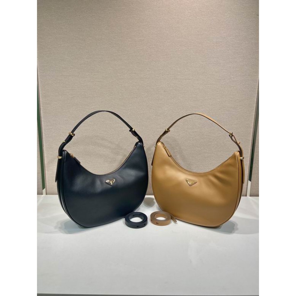 Prada Arqué large leather shoulder bag 39x26.5x8cm Bags