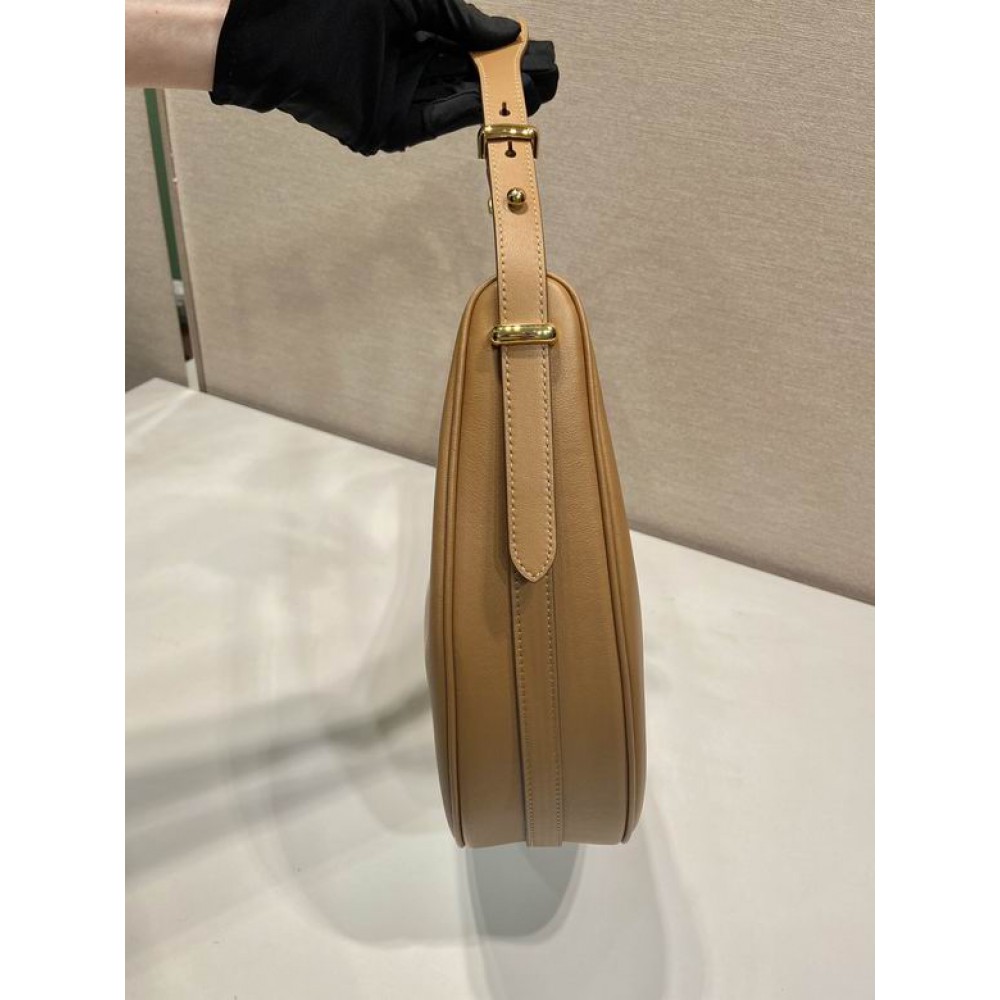 Prada Arqué large leather shoulder bag 39x26.5x8cm Bags