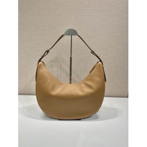 Prada Arqué large leather shoulder bag 39x26.5x8cm Bags