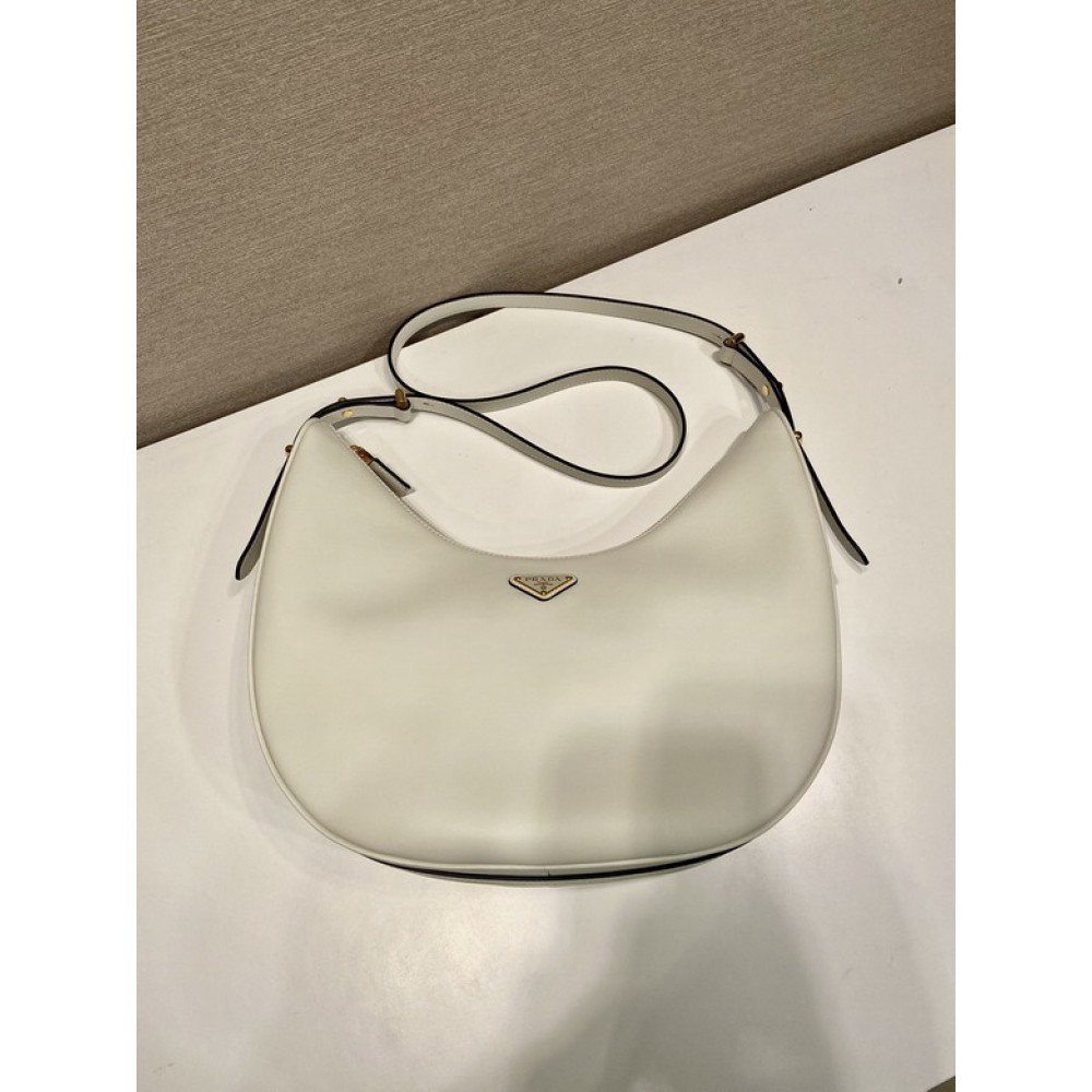 Prada Arqué large leather shoulder bag 39x26.5x8cm Bags