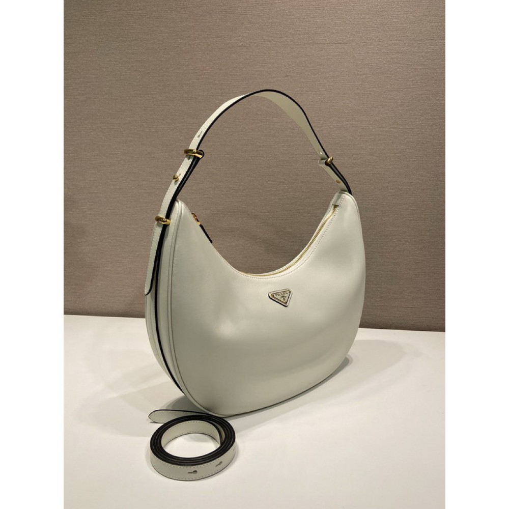 Prada Arqué large leather shoulder bag 39x26.5x8cm Bags