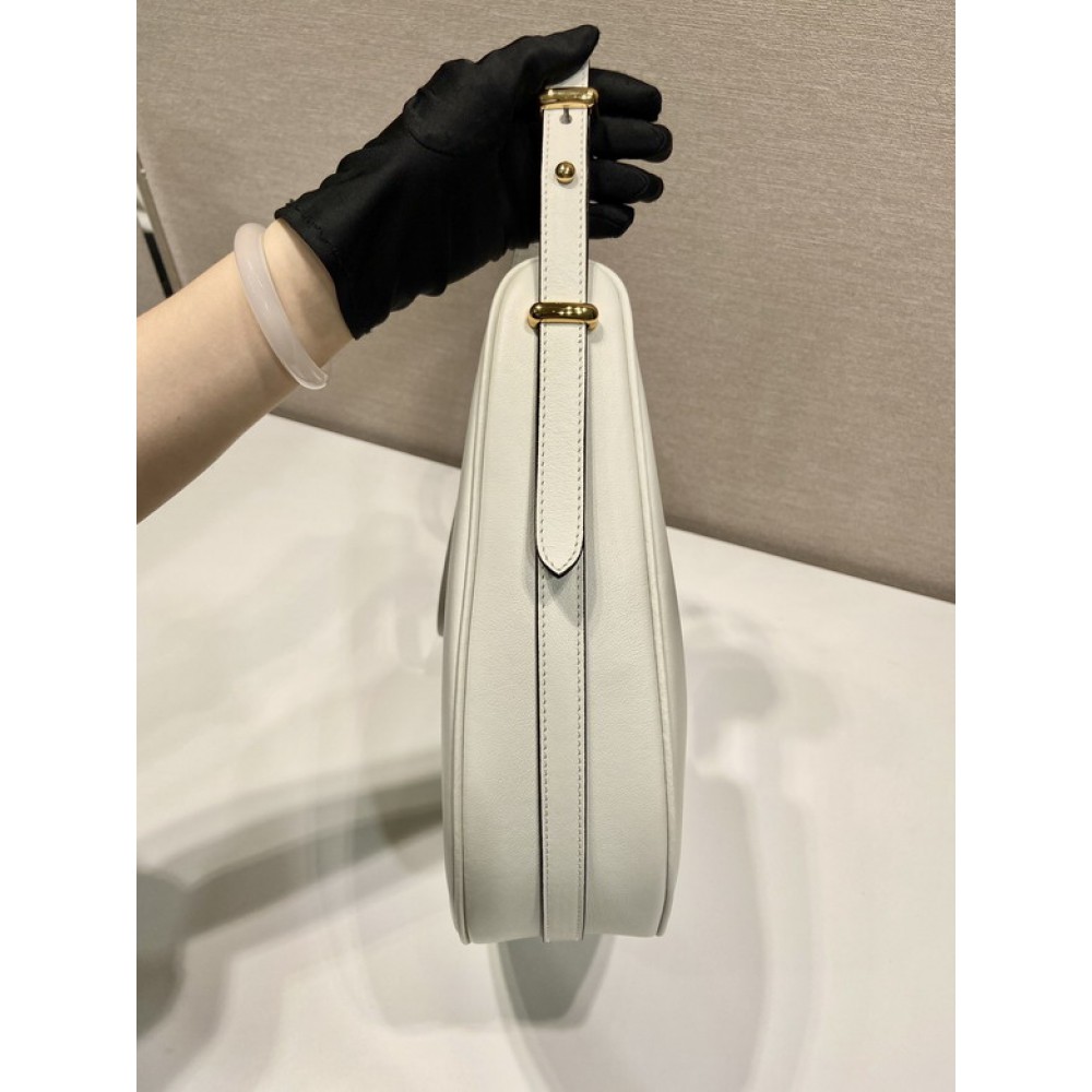 Prada Arqué large leather shoulder bag 39x26.5x8cm Bags