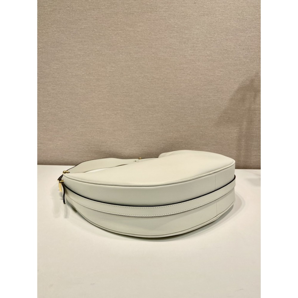 Prada Arqué large leather shoulder bag 39x26.5x8cm Bags