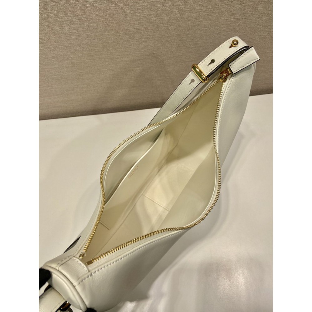 Prada Arqué large leather shoulder bag 39x26.5x8cm Bags