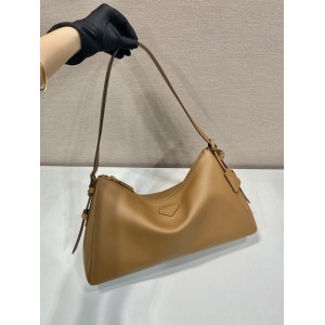 Prada Aimée large leather shoulder bag 39x23x12cm Prada tote bags