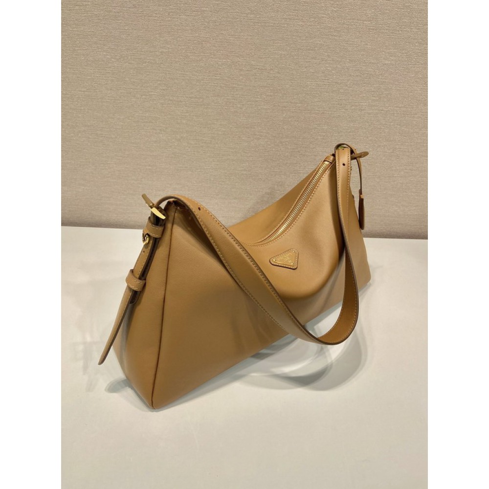 Prada Aimée large leather shoulder bag 39x23x12cm Prada tote bags