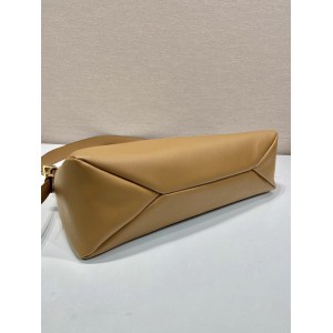 Prada Aimée large leather shoulder bag 39x23x12cm Prada tote bags