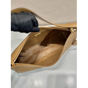 Prada Aimée large leather shoulder bag 39x23x12cm Prada tote bags