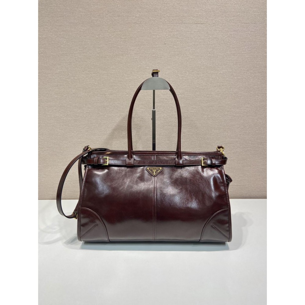 Prada Large leather handbag 38x24x12cm Bags