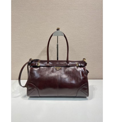 Prada Large leather handbag 38x24x12cm