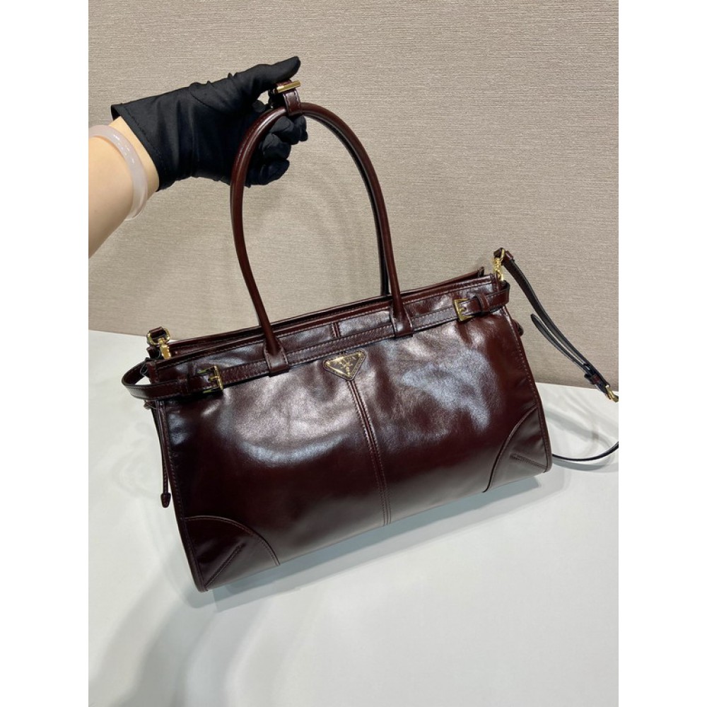 Prada Large leather handbag 38x24x12cm Bags