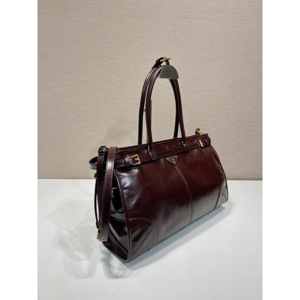 Prada Large leather handbag 38x24x12cm Bags