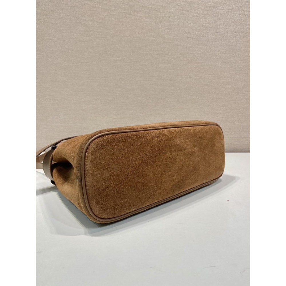 Prada Buckle small leather handbag with belt 32x23x11cm Bags