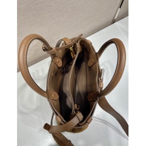 Prada Buckle small leather handbag with belt 32x23x11cm Bags