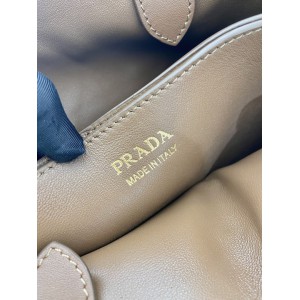 Prada Buckle small leather handbag with belt 32x23x11cm Bags