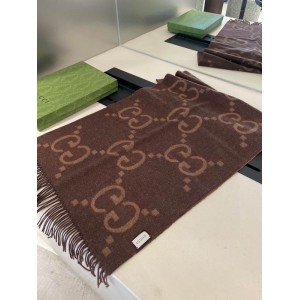 Gucci scarf 45x195cm cotton-silk Accesories