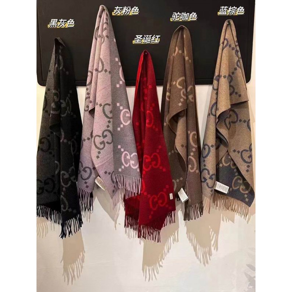 Gucci scarf 45x195cm cotton-silk Accesories