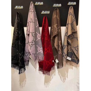 Gucci scarf 45x195cm cotton-silk Accesories