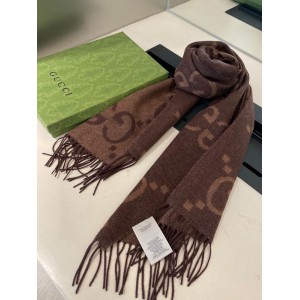 Gucci scarf 45x195cm cotton-silk Accesories