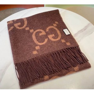 Gucci scarf 45x195cm cotton-silk Accesories