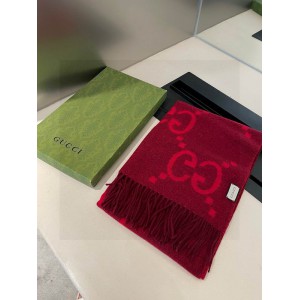 Gucci scarf 45x195cm cotton-silk Accesories