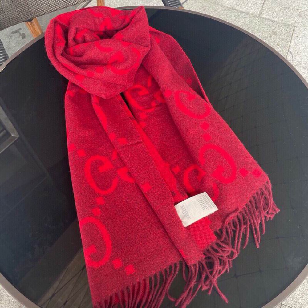 Gucci scarf 45x195cm cotton-silk Accesories
